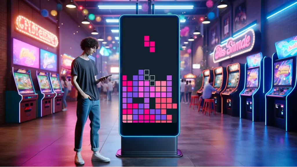 Tetris Virtual Game: a nova era de jogos personalizados e software interativo para a promoção e entretenimento de sua empresa.