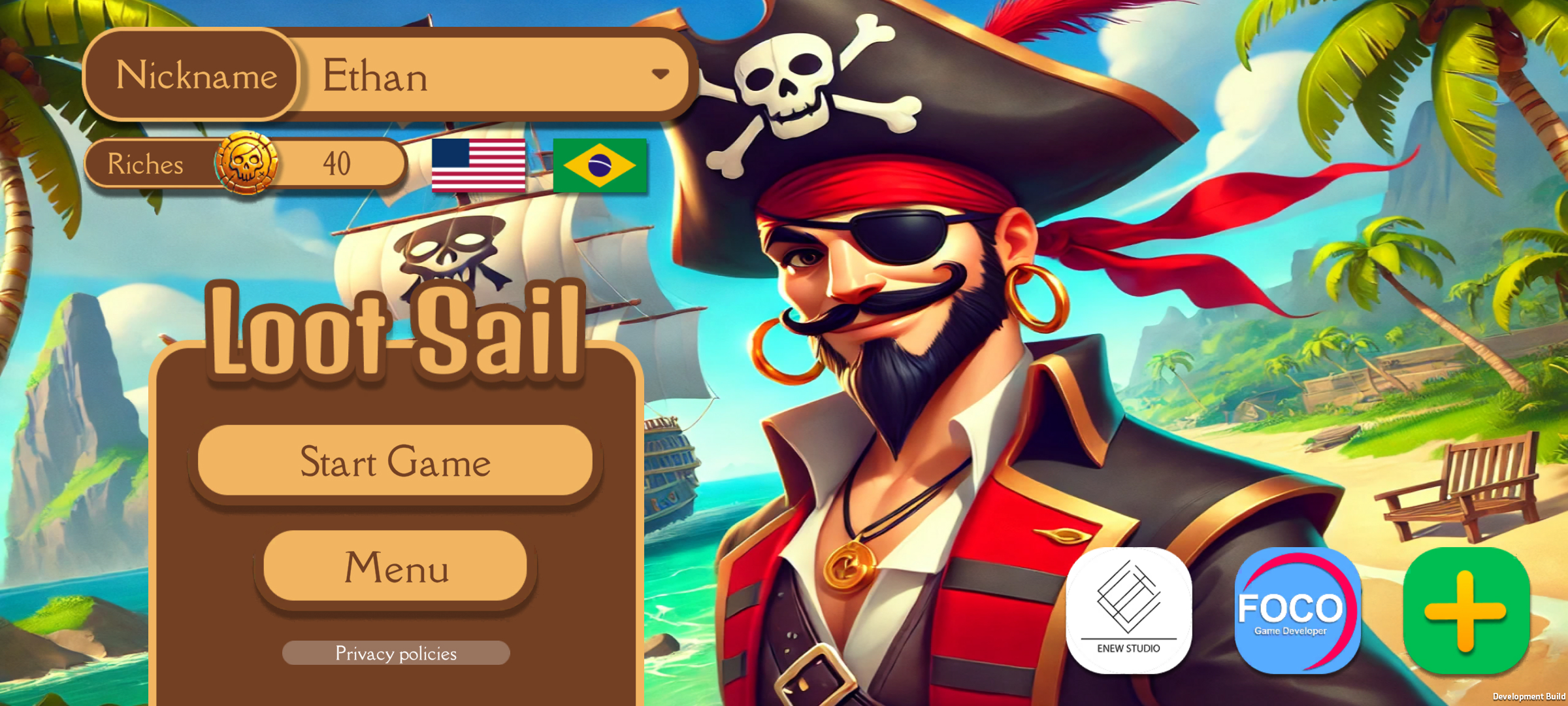 Loot Sail jogo de piratas multiplayer